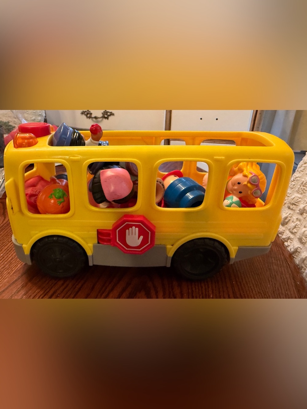 Fisher-Price, Little People School Bus Toy with figurines